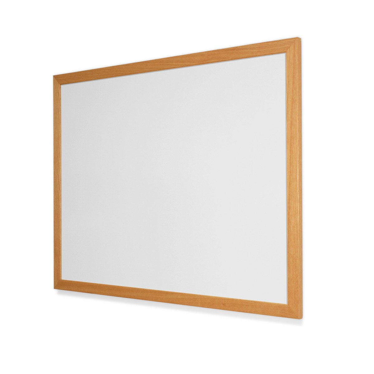 Gray Whiteboard w red oak no tray